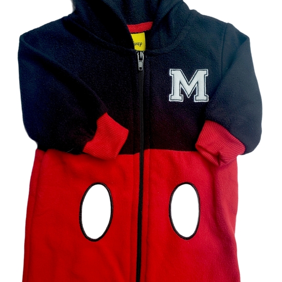 Disney Mickey Mouse Fleece Pjs | 0-3 month - Picture 2 of 5